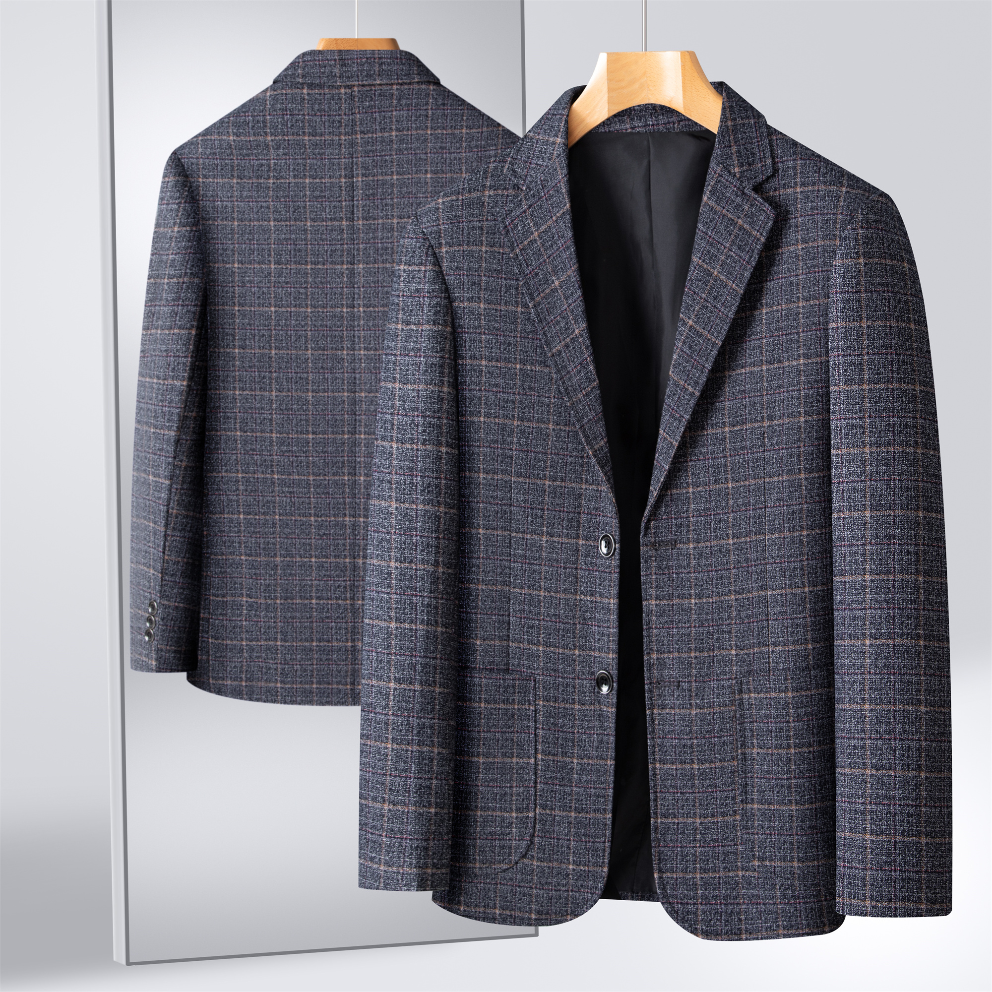 Men Formal Wear Summer - Striped Suit Men's Plaid Suit Men's