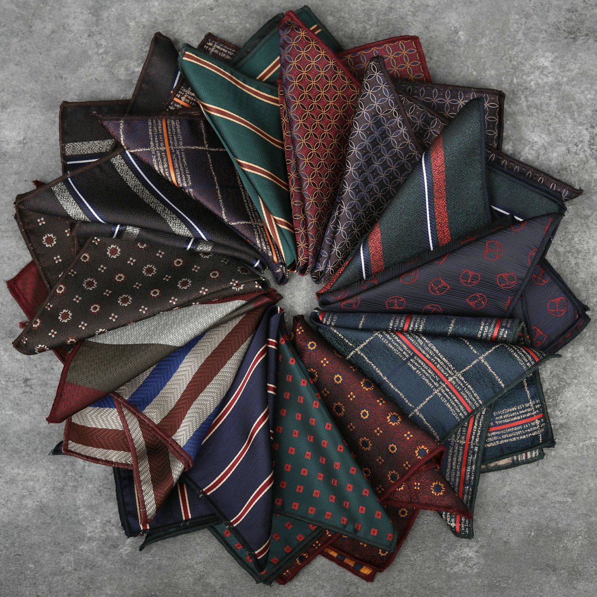 Men'S Formal Wear For A Wedding - Men's Fashion New Striped Pocket Square