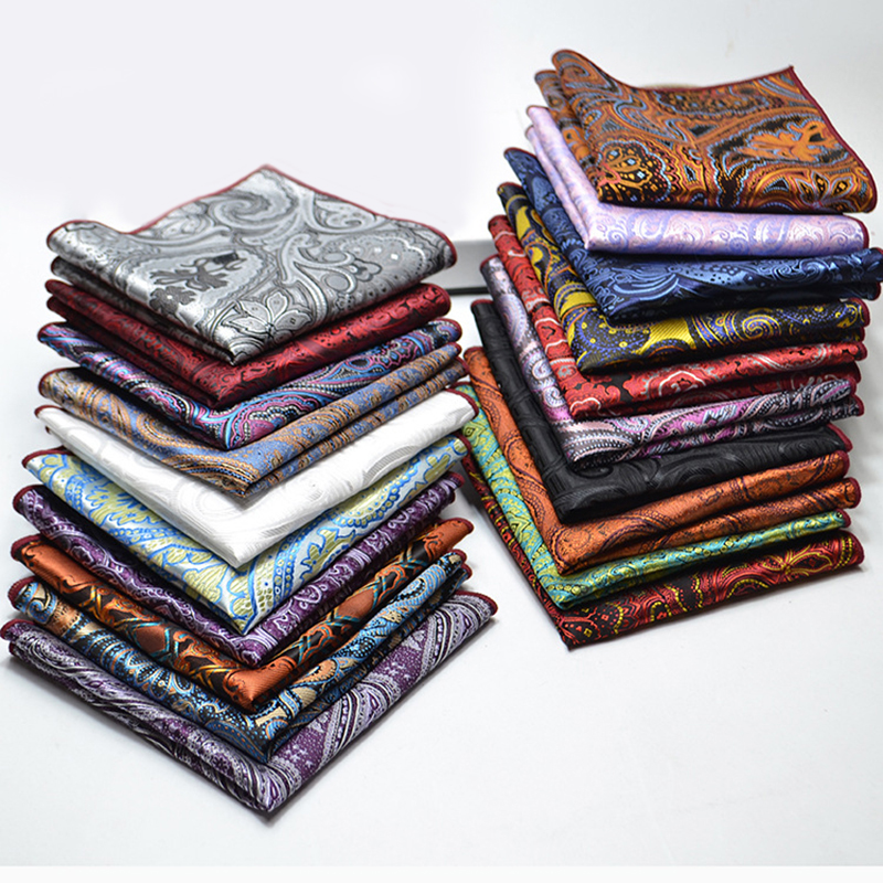 Men'S Formal Wear For A Wedding - 25cm Mens Classic Pocket Square Towel