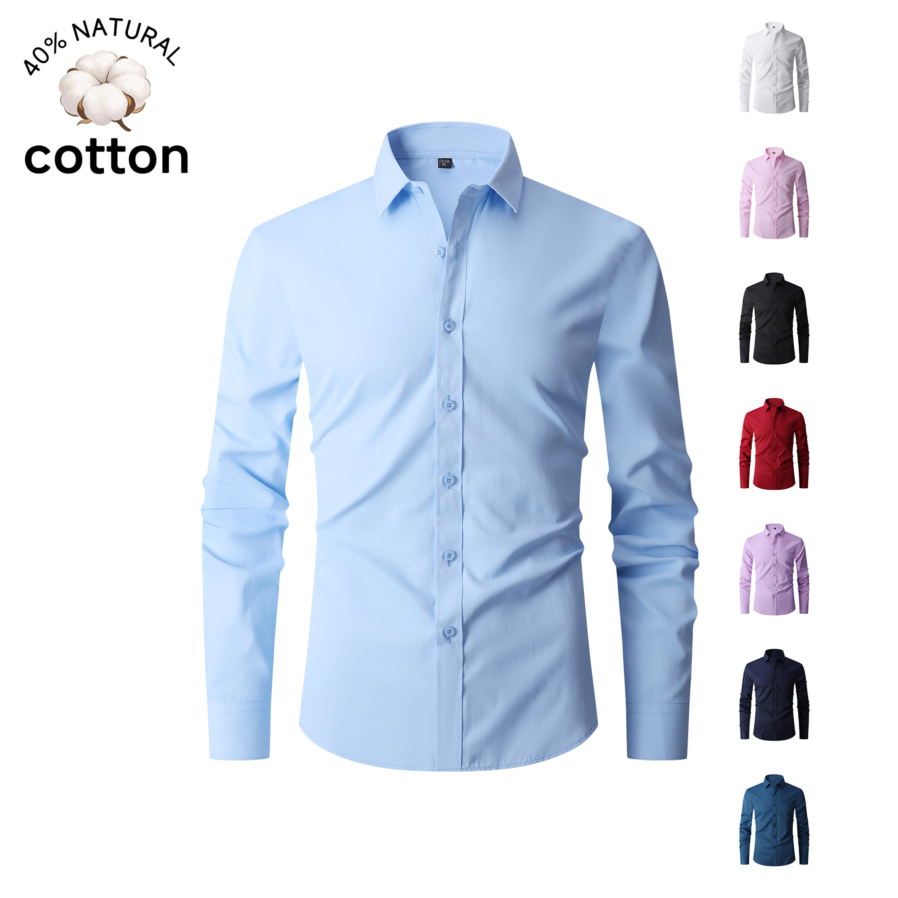 Men Formal Wear Summer - Good Quality Summer Cotton Men's Long