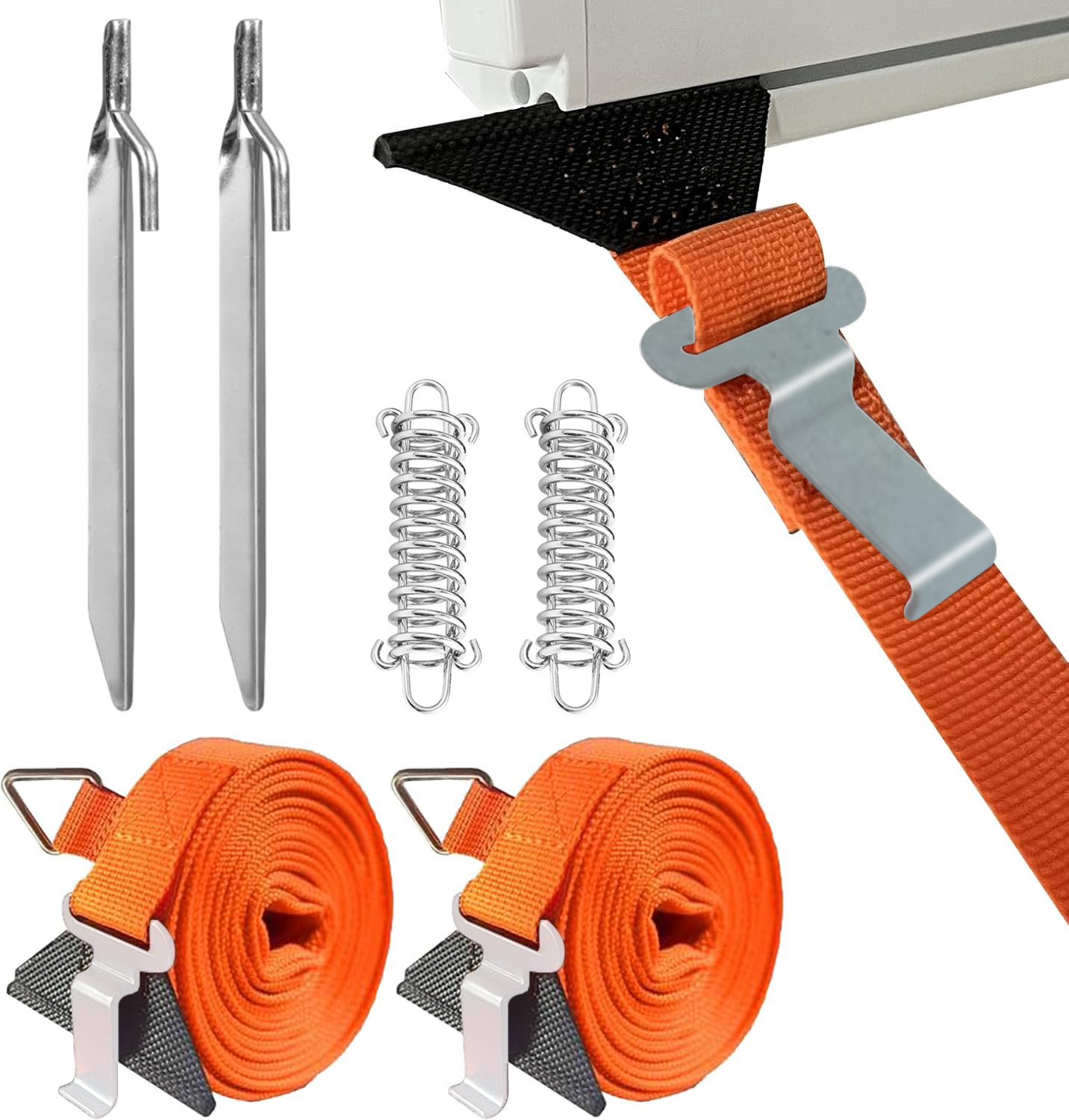 Windsor Knot Tie - Awning Storm Band Straps Tie Down