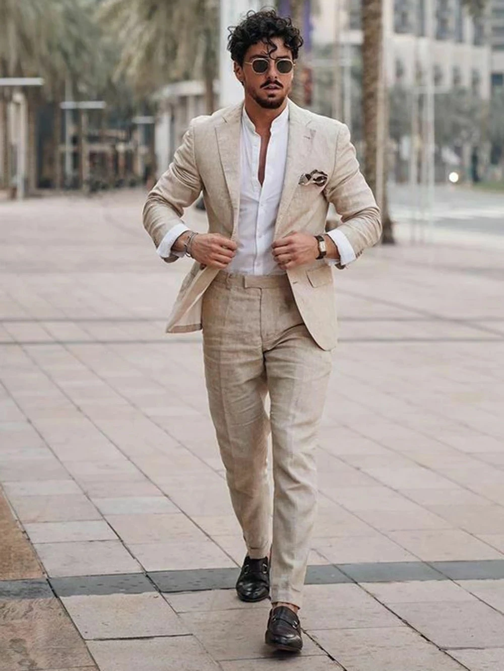 Summer Beach Business Linen Me - مراجعة Men Formal Wear Summer وسعره