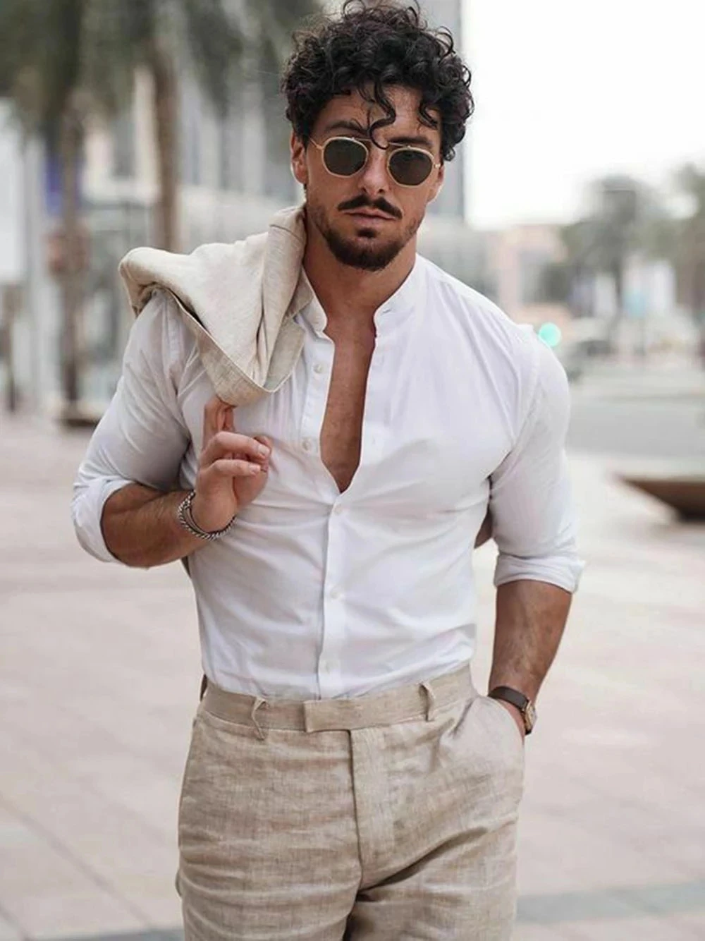 Summer Beach Business Linen Me - مراجعة Men Formal Wear Summer وسعره