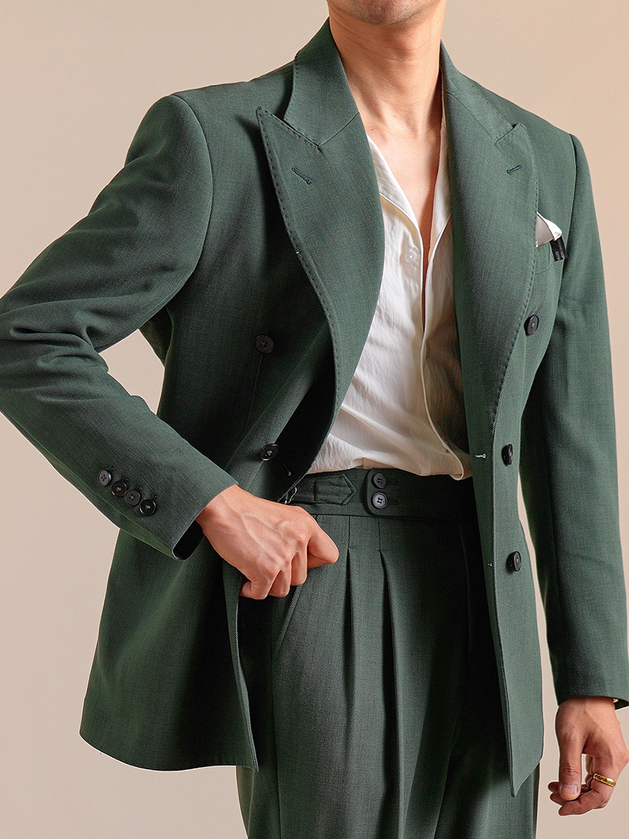 10% Wool 12% Modal Mens Suits  - مراجعة Men'S Style Formal Wear وسعره