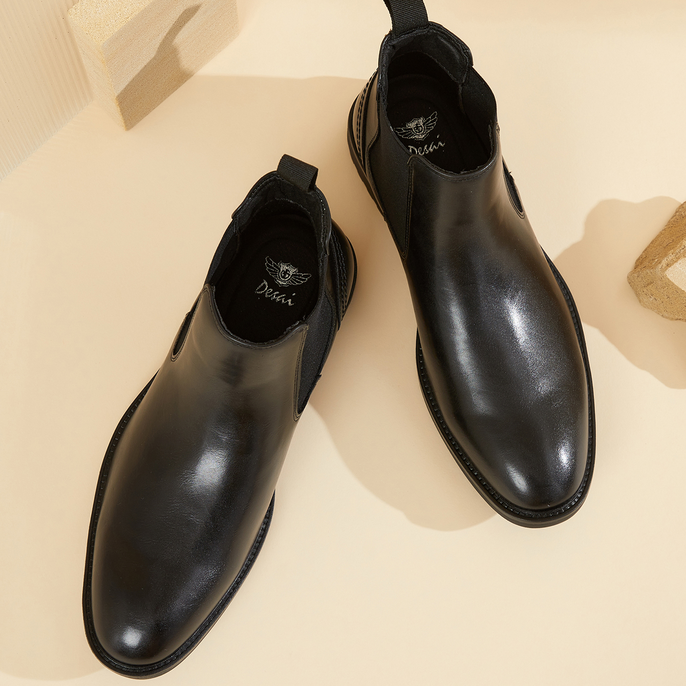 Men Leather Chelsea Boots Slip - مراجعة Men'S Style Formal Wear وسعره
