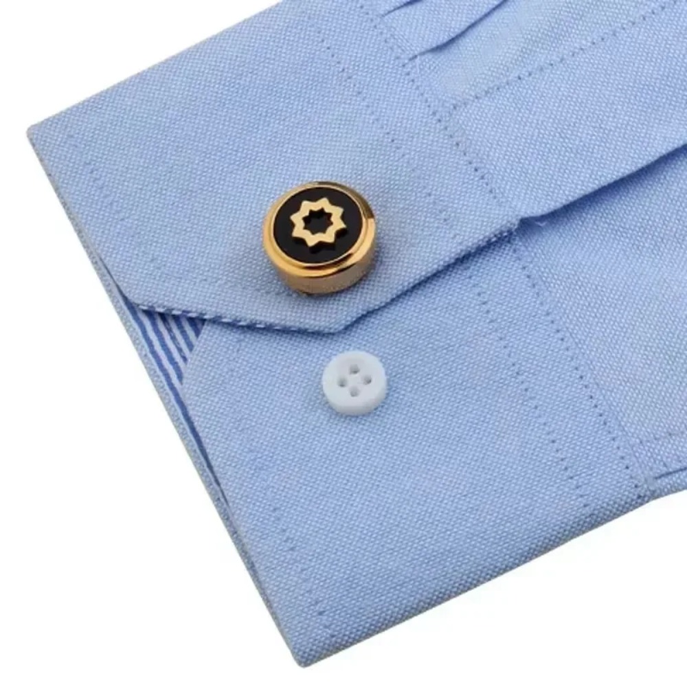 Round Cufflinks High-end Simpl - مراجعة Men'S Style Formal Wear وسعره