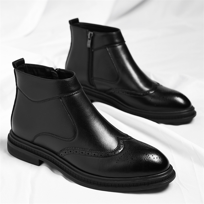 Autumn  Winter Thick Soled Men - مراجعة Men'S Style Formal Wear وسعره
