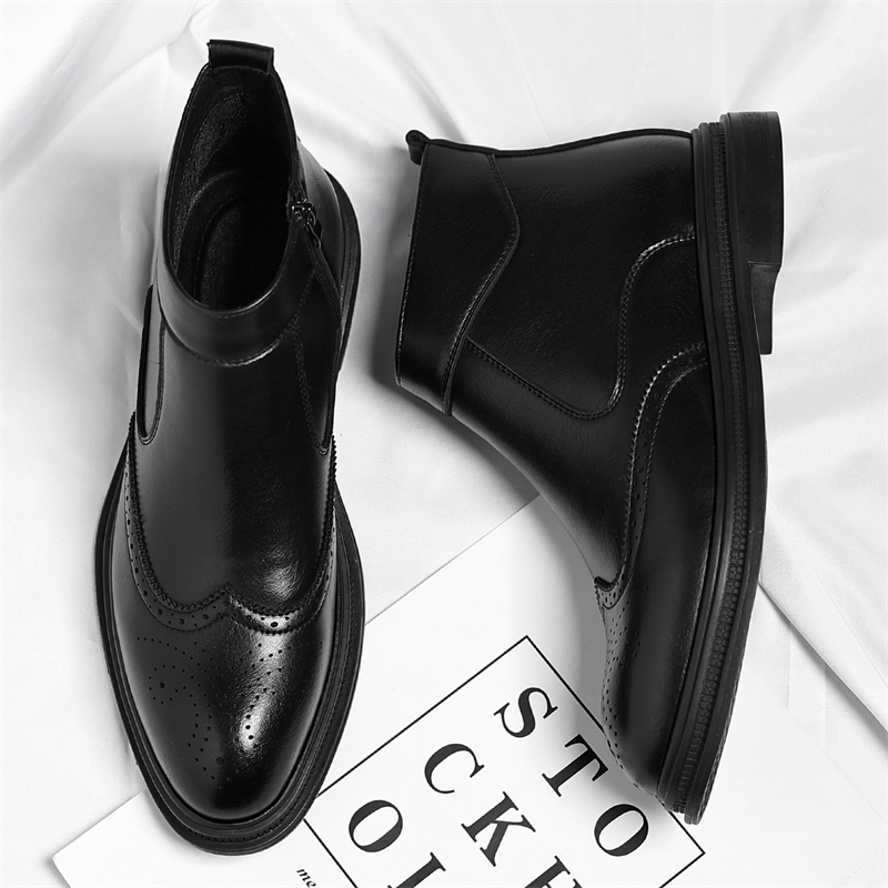 Autumn  Winter Thick Soled Men - مراجعة Men'S Style Formal Wear وسعره