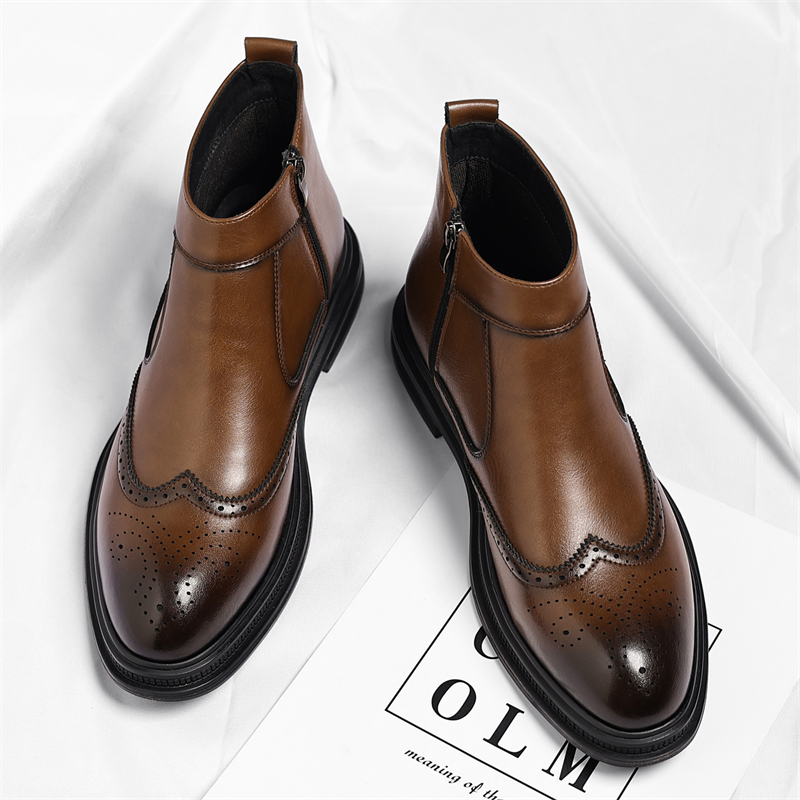 Autumn  Winter Thick Soled Men - مراجعة Men'S Style Formal Wear وسعره