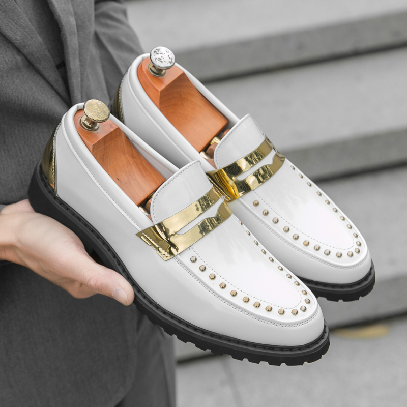 Men Fashionable Loafers PU Thi - مراجعة Men'S Style Formal Wear وسعره