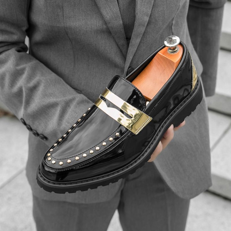 Men Fashionable Loafers PU Thi - مراجعة Men'S Style Formal Wear وسعره