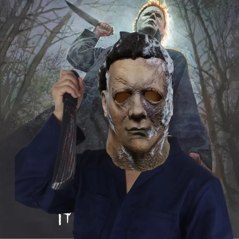 Michael Myers Figurine Mask fo - مراجعة Men Formal Wear Vest وسعره