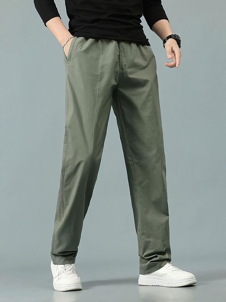 100% Cotton Straight Casual Pa - مراجعة Men Formal Wear Summer وسعره