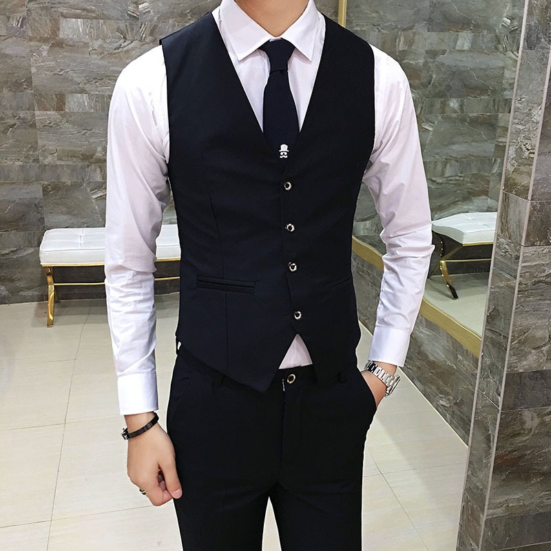 Men British Slim Fit Suit Vest - مراجعة Men'S Formal Wear For Office وسعره