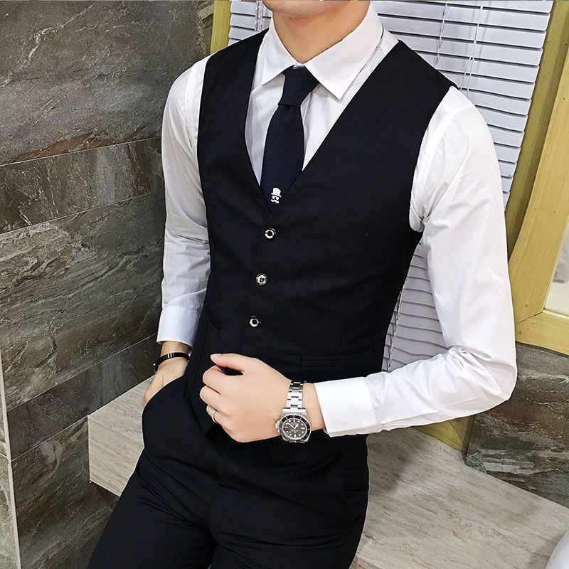 Men British Slim Fit Suit Vest - مراجعة Men'S Formal Wear For Office وسعره