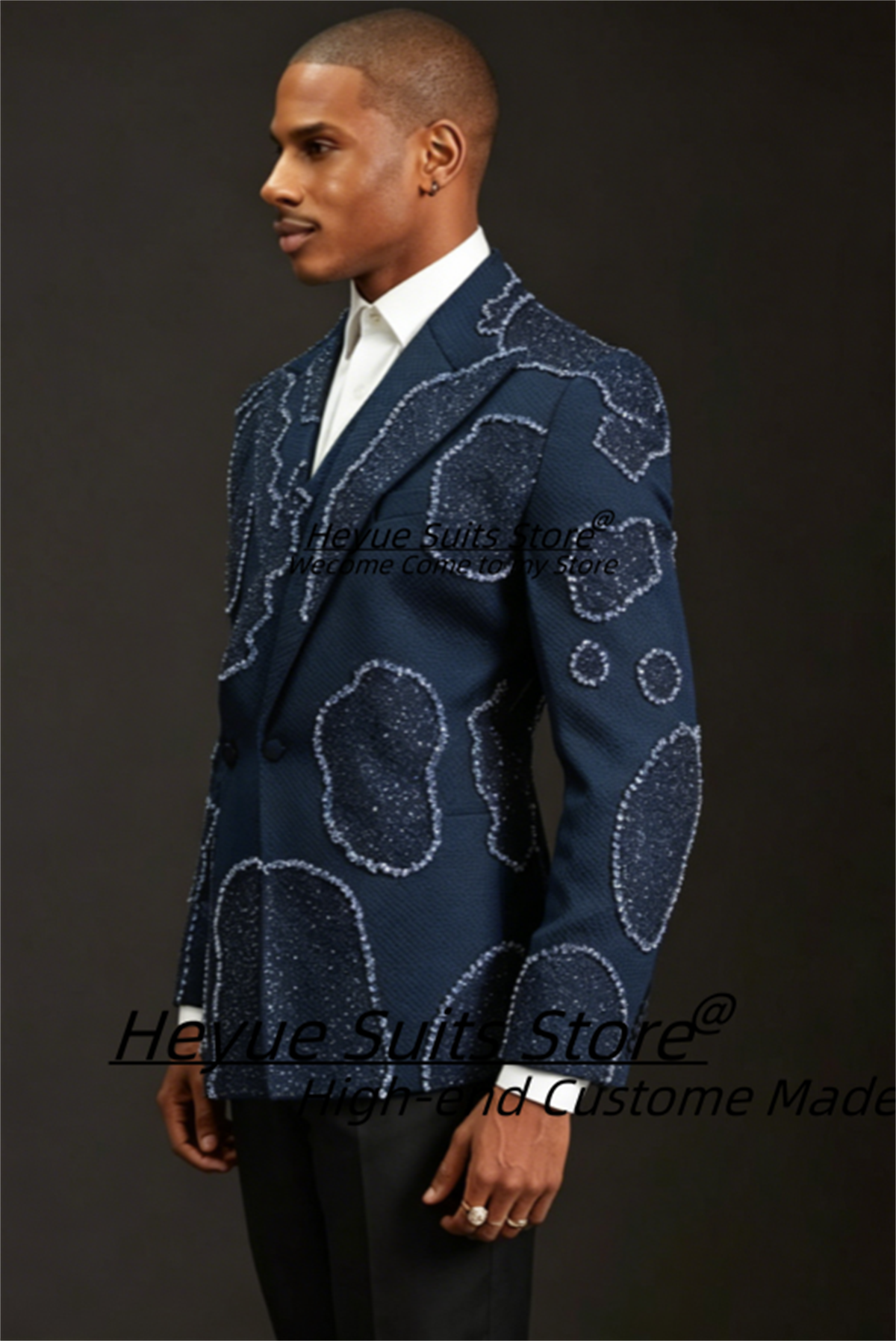 Gorgeous Crystal Embroidery Gr - مراجعة Men'S Formal Wear For A Wedding وسعره
