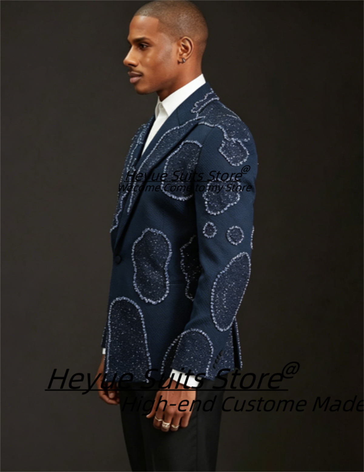 Gorgeous Crystal Embroidery Gr - مراجعة Men'S Formal Wear For A Wedding وسعره