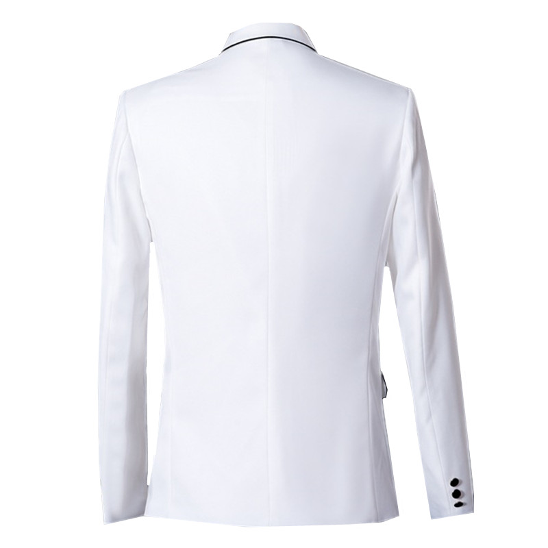 New Men's White Business Casua - مراجعة Men Formal Wear Black And White وسعره