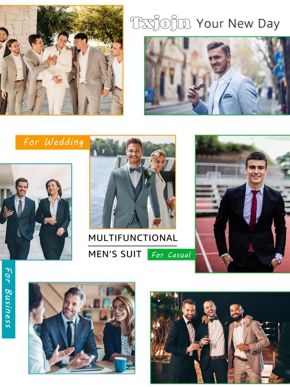 Men's Plaid Tuxedo 3 Pieces Ja - مراجعة Men'S Formal Wear For Office وسعره