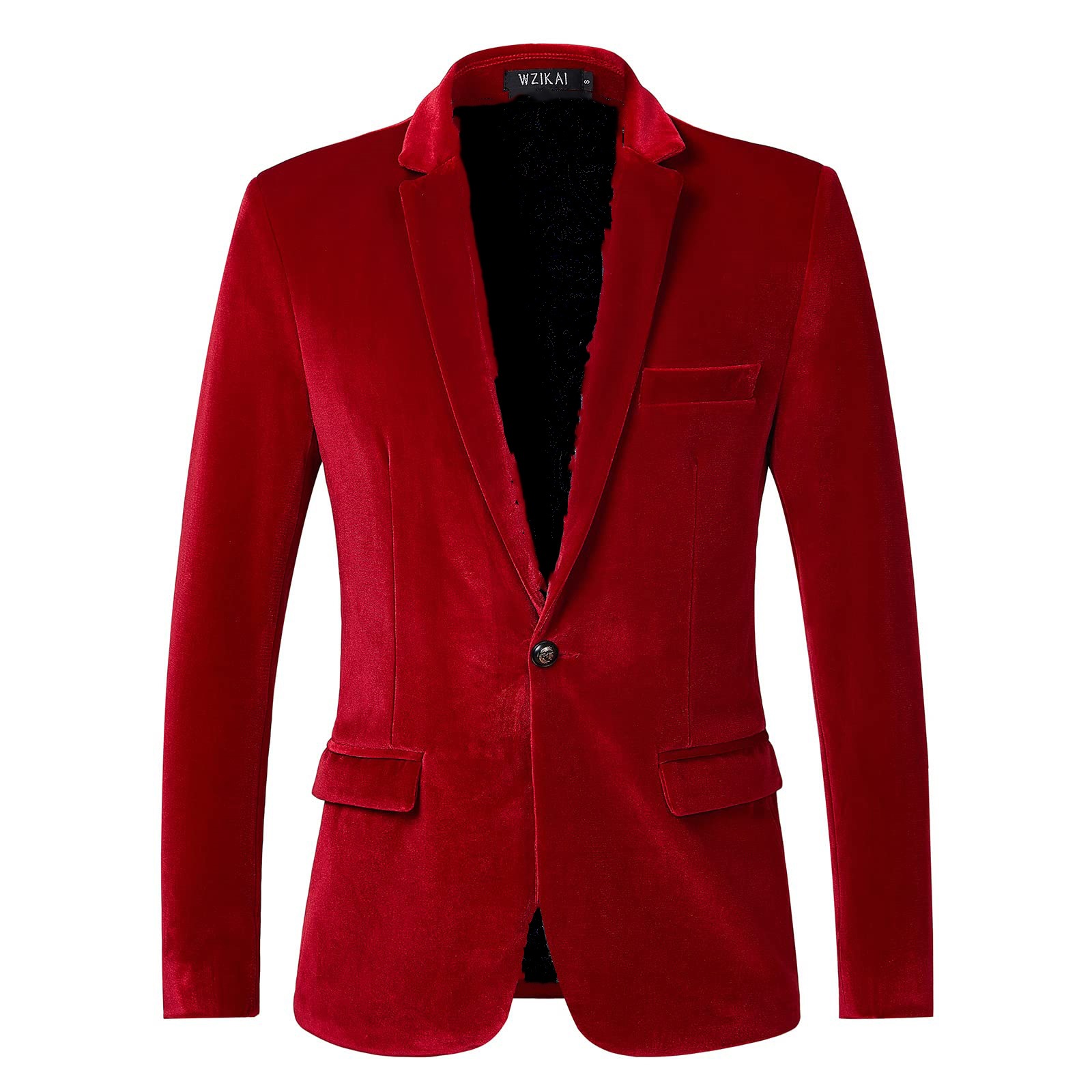 Men's Slim Fit Velvet Blazer J - مراجعة Men'S Style Formal Wear وسعره