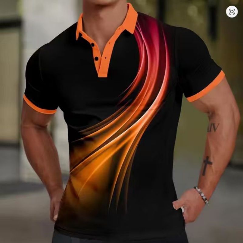 2025 Men's Geometric Golf Shir - مراجعة Men Formal Wear Top وسعره