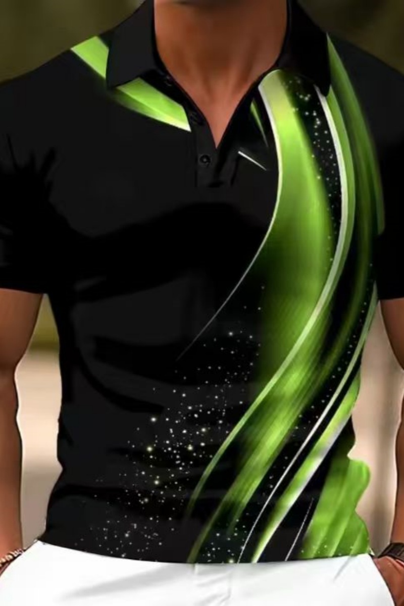 2025 Men's Geometric Golf Shir - مراجعة Men Formal Wear Top وسعره