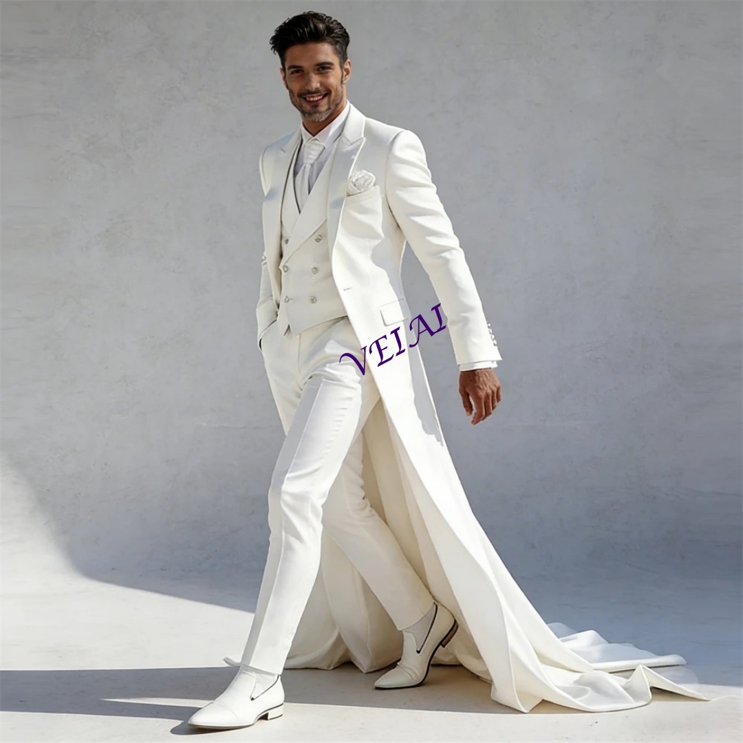CustomizedMen Banquet Three Pi - مراجعة Formal Vest Waistcoat وسعره