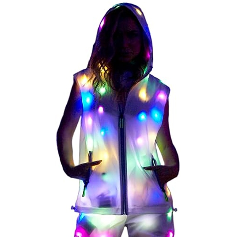 LED Flash Vest Light Up Jacket - مراجعة Men Formal Wear Vest وسعره