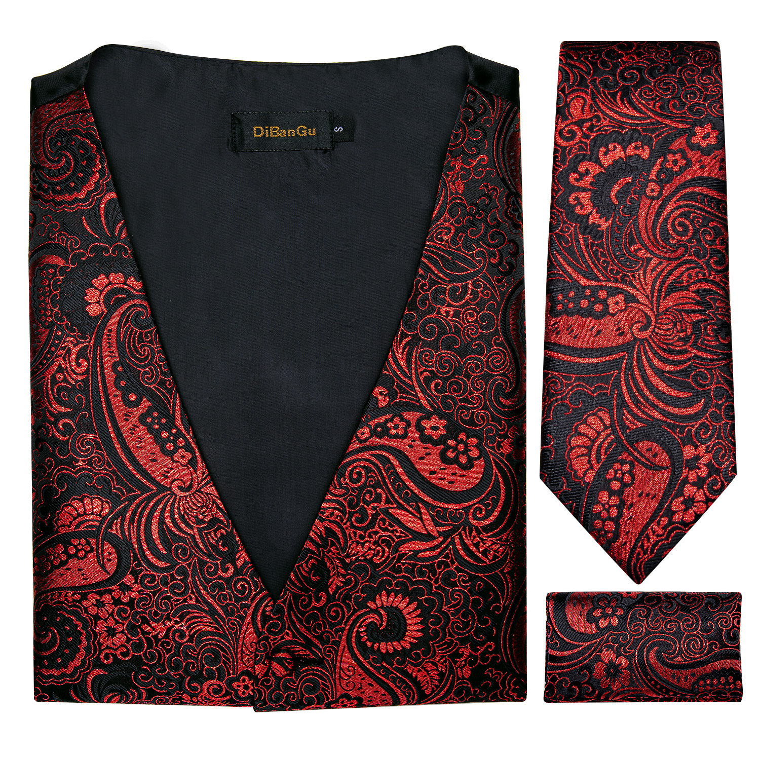 New Men's Vests Formal Dress S - مراجعة Formal Vest Waistcoat وسعره