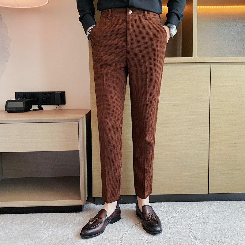 2024 Autumn New Waffle Stretch - مراجعة Men'S Formal Wear For A Wedding وسعره