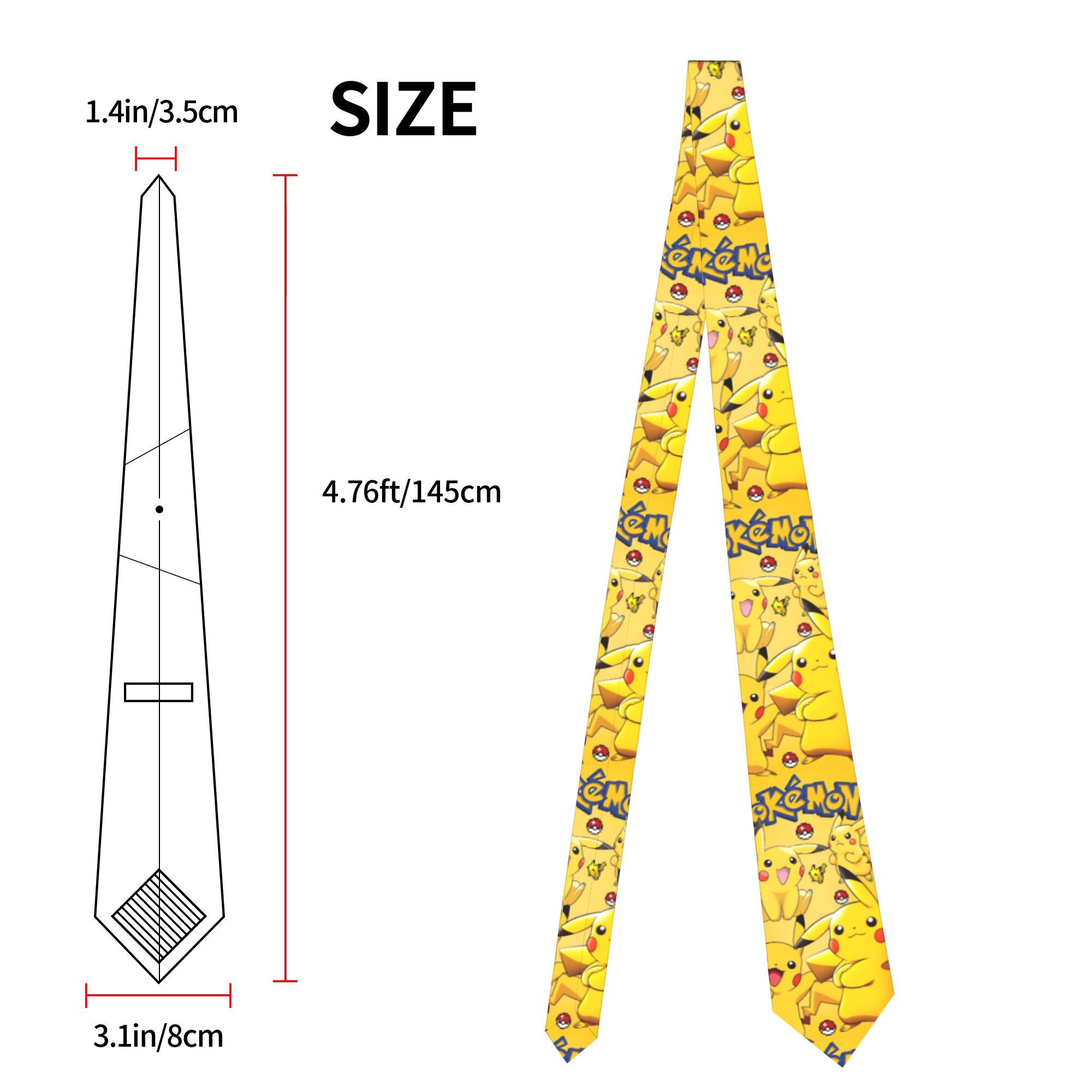 Pokemoned Cartoon Necktie Men  - مراجعة Men'S Formal Wear For A Wedding وسعره