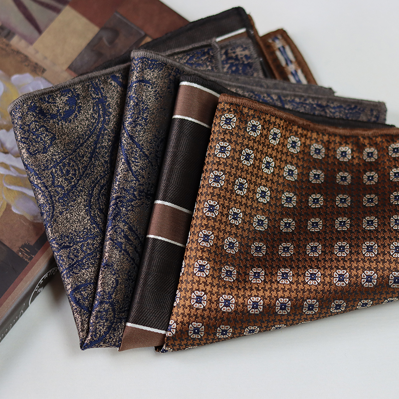 24cm Elegant Brown Pocket Squa - مراجعة Men'S Formal Wear For A Wedding وسعره
