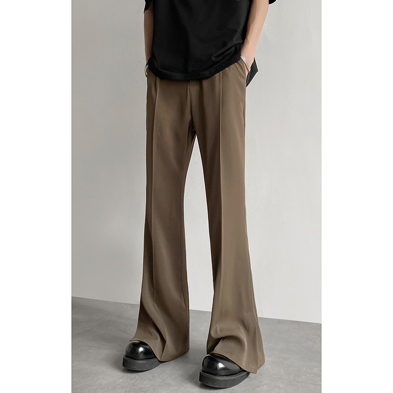 Brown Black Suit Pants Men Fas - مراجعة Korean Men Formal Wear وسعره