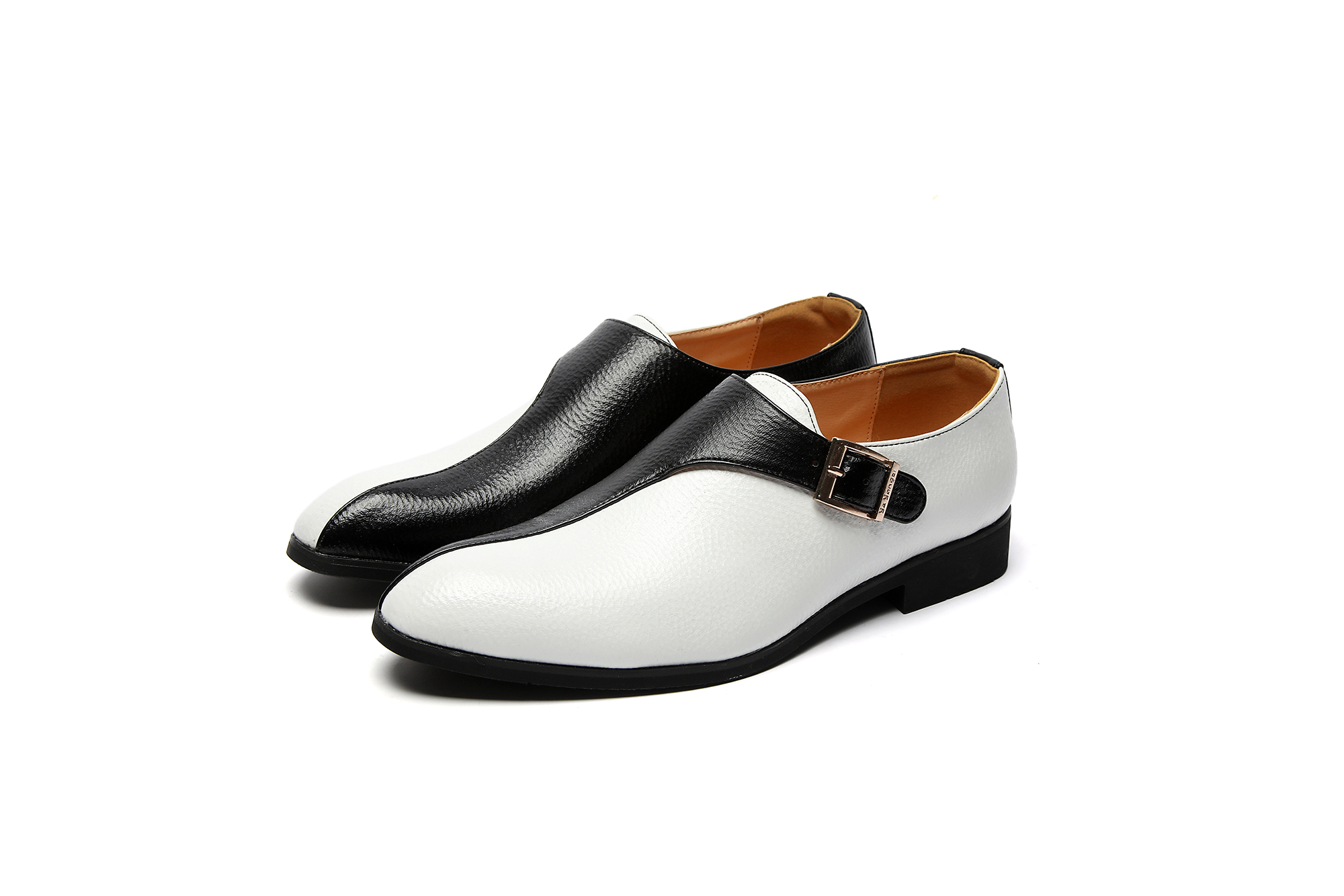 Classic Black and White Patchw - مراجعة Men Formal Wear Black And White وسعره