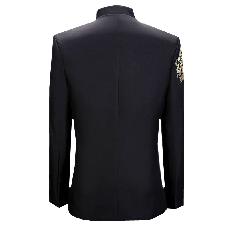 New Men Embroidered Suit Jacke - مراجعة Men'S Vintage Formal Wear وسعره