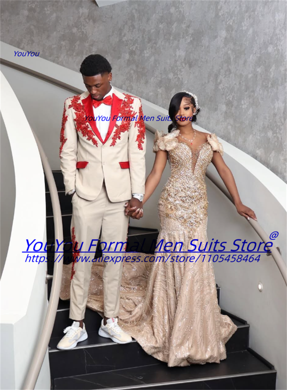 Luxurious Beige Groom Wedding  - مراجعة Men'S Formal Wear For A Wedding وسعره