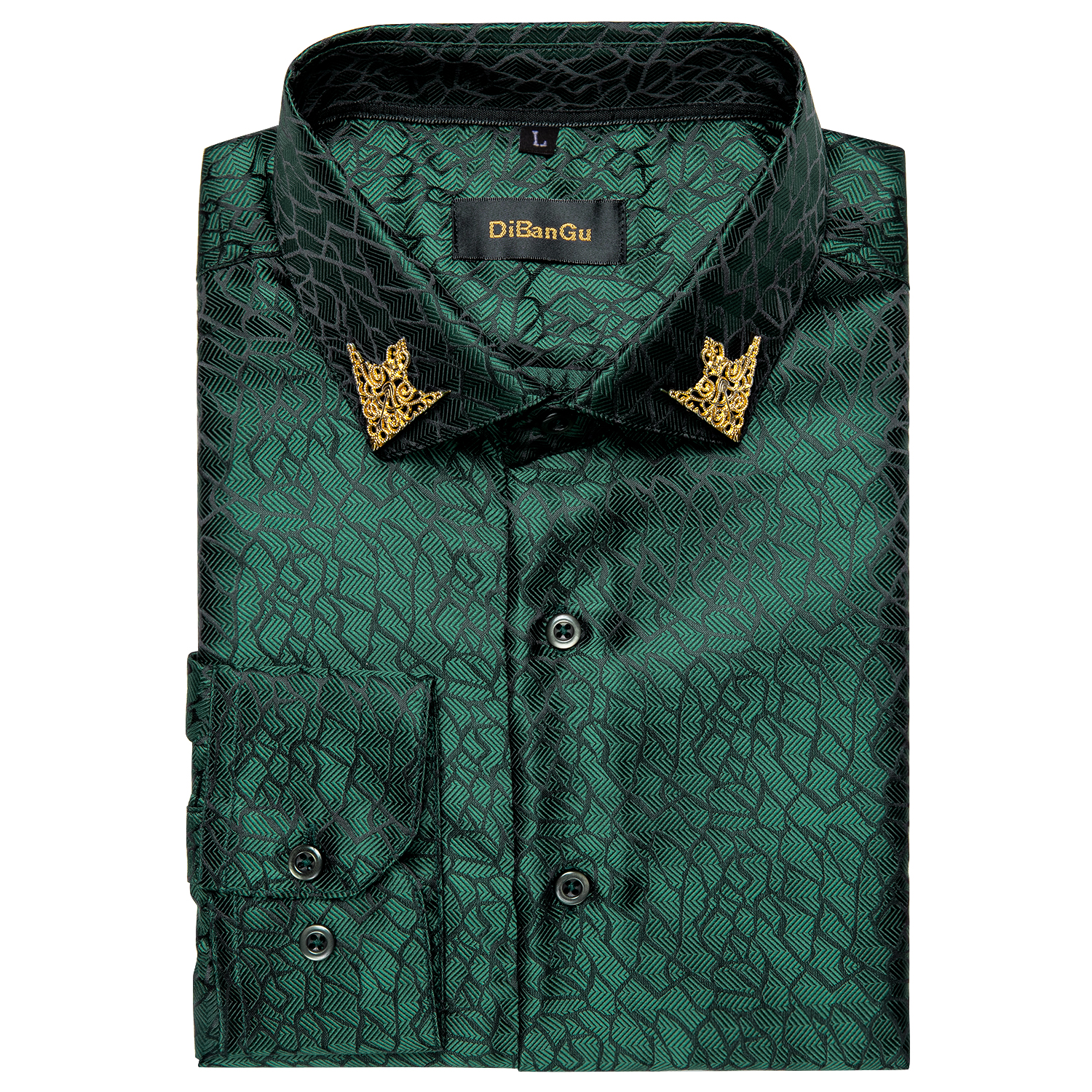 Fashion Green Shirts For Men C - مراجعة Men Formal Wear Top وسعره