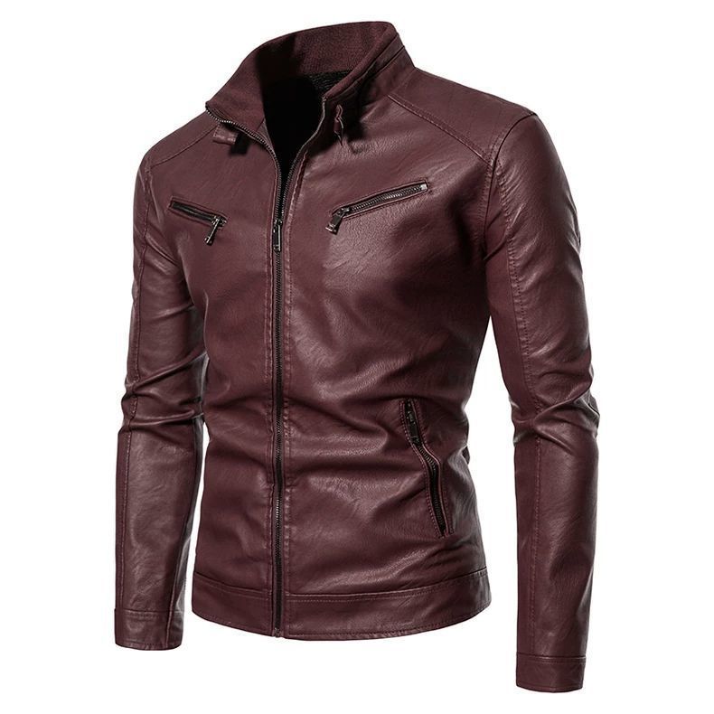 Trendy Korean style leather ja - مراجعة Men'S Style Formal Wear وسعره