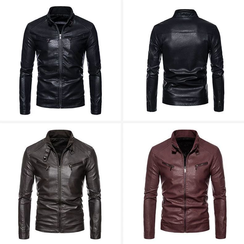 Trendy Korean style leather ja - مراجعة Men'S Style Formal Wear وسعره
