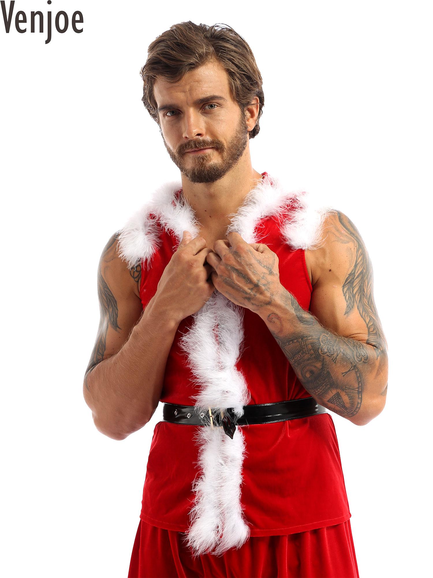 Men Christmas Dress Up Santa C - مراجعة Men Formal Wear Vest وسعره