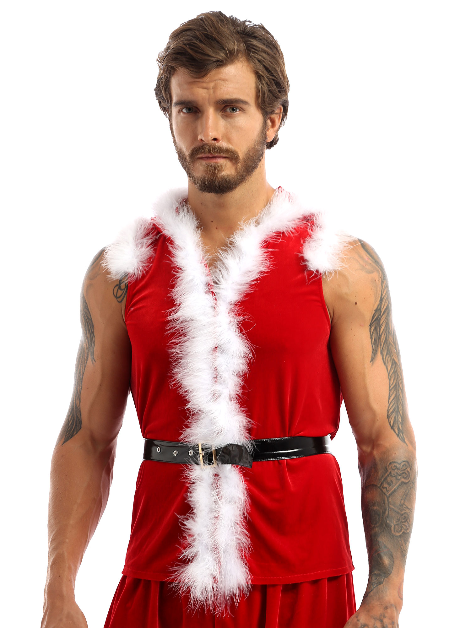 Men Christmas Dress Up Santa C - مراجعة Men Formal Wear Vest وسعره