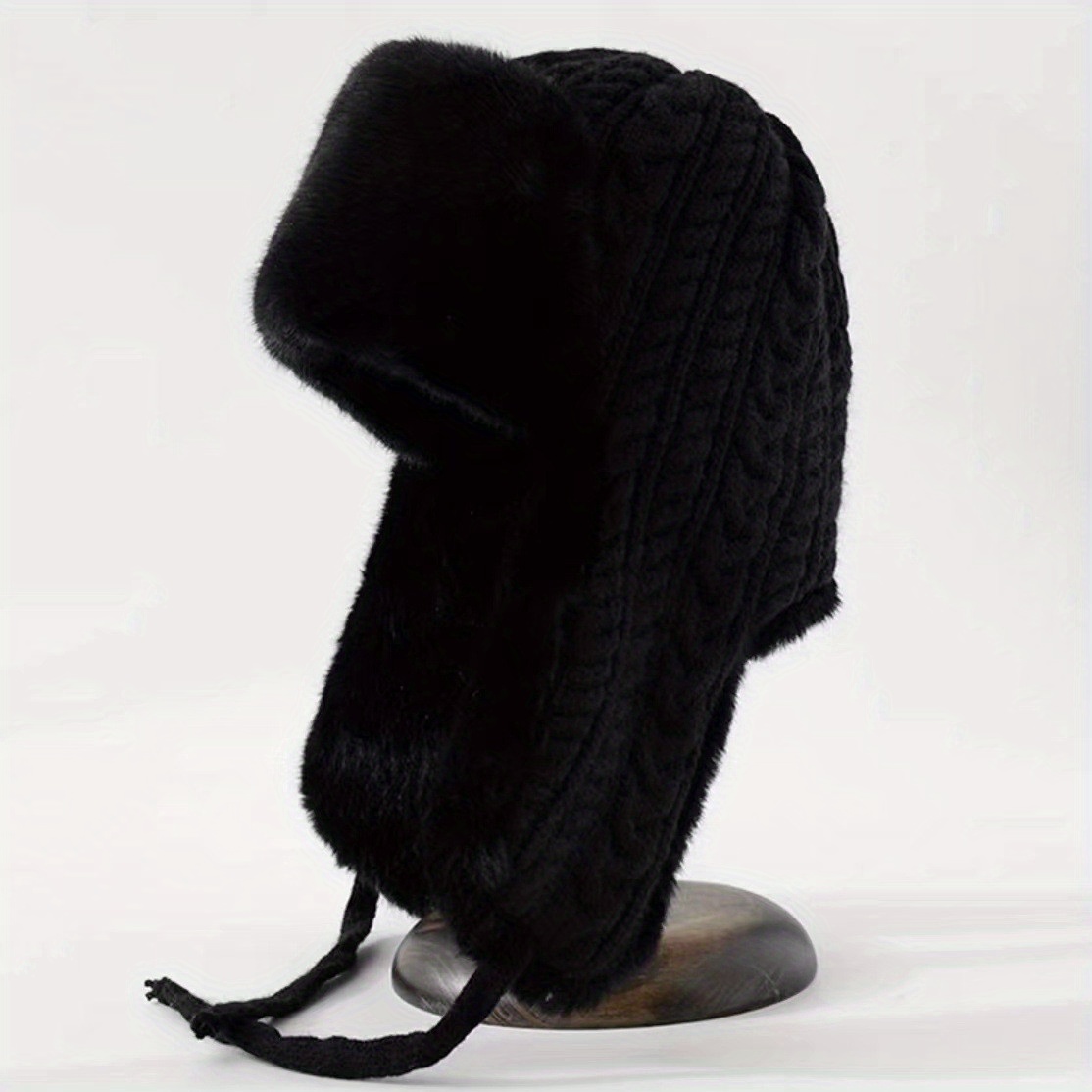 Women's Knit Hat with Extended - مراجعة Windsor Knot Tie وسعره