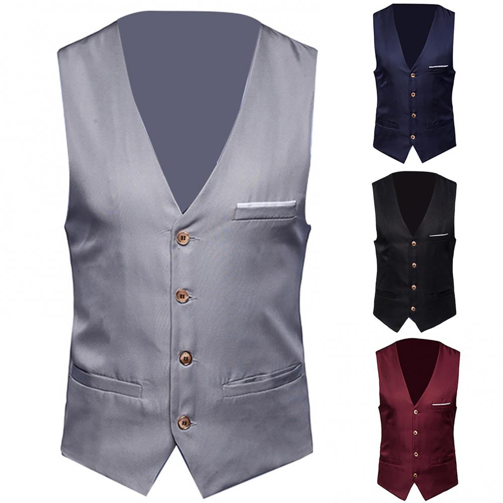 Dress Vests For Men Slim Fits  - مراجعة Formal Vest Waistcoat وسعره