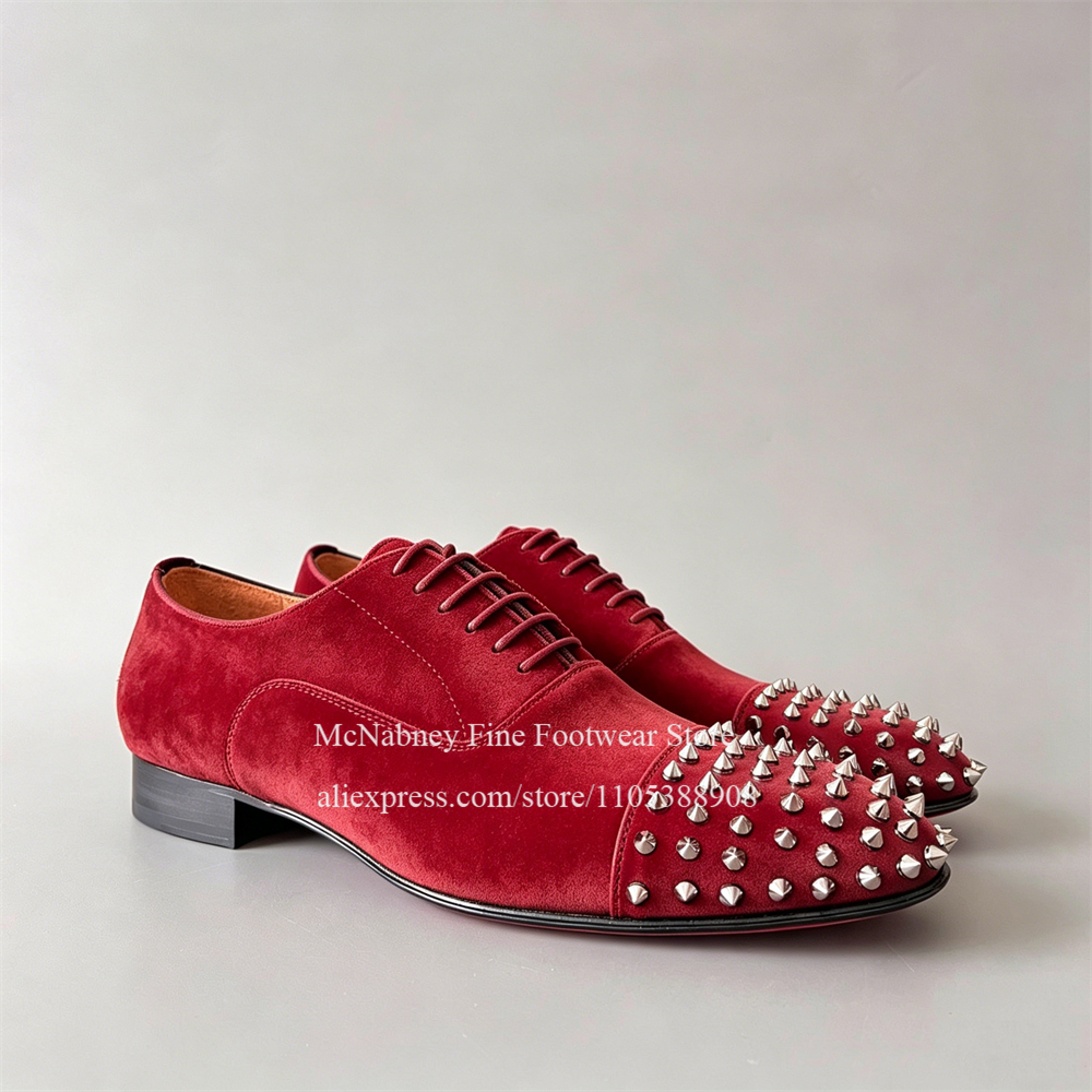 Spike Studs Leather Dress Shoe - مراجعة Men'S Style Formal Wear وسعره