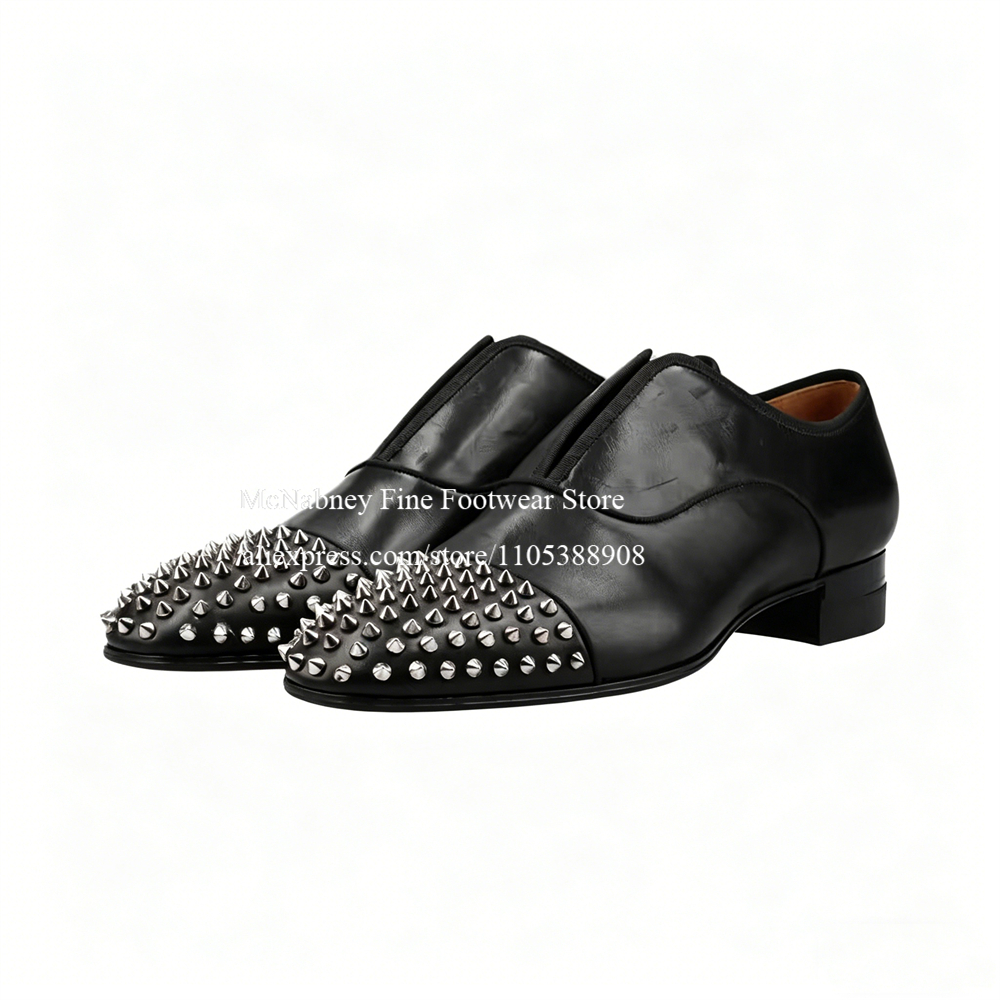 Spike Studs Leather Dress Shoe - مراجعة Men'S Style Formal Wear وسعره