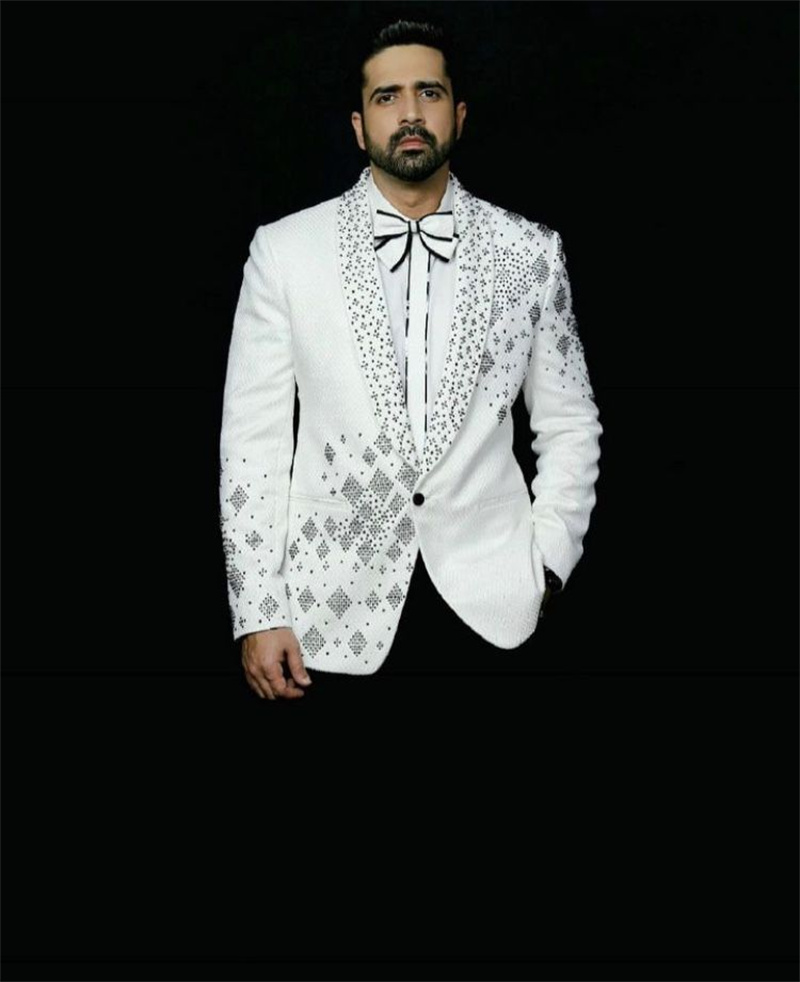 Crystals Men Suit Set 2 Pcs Gr - مراجعة Men Formal Wear Black And White وسعره