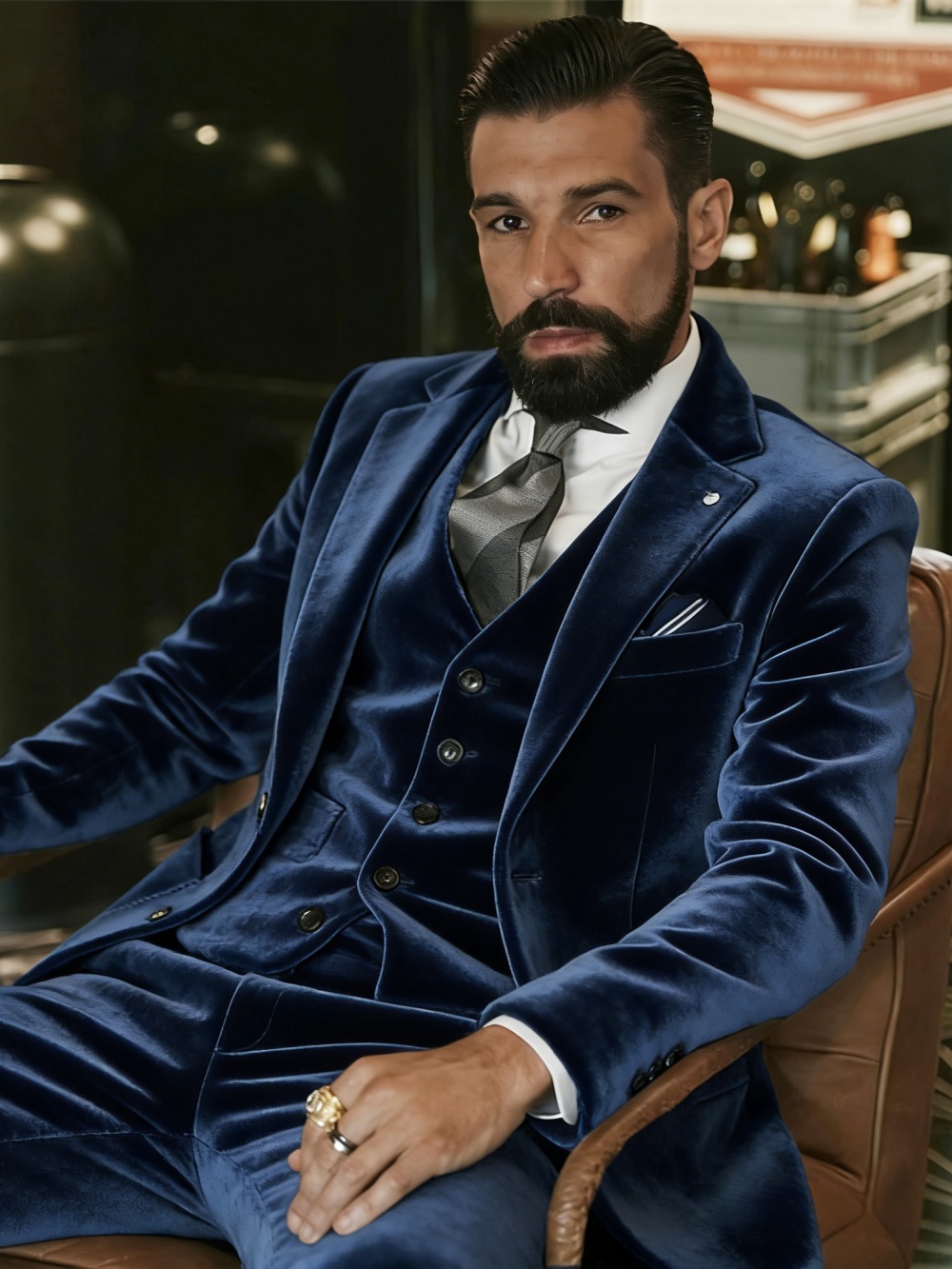 Men's Velvet Suits 3 Pieces Da - مراجعة Formal Wear For Men In Wedding وسعره