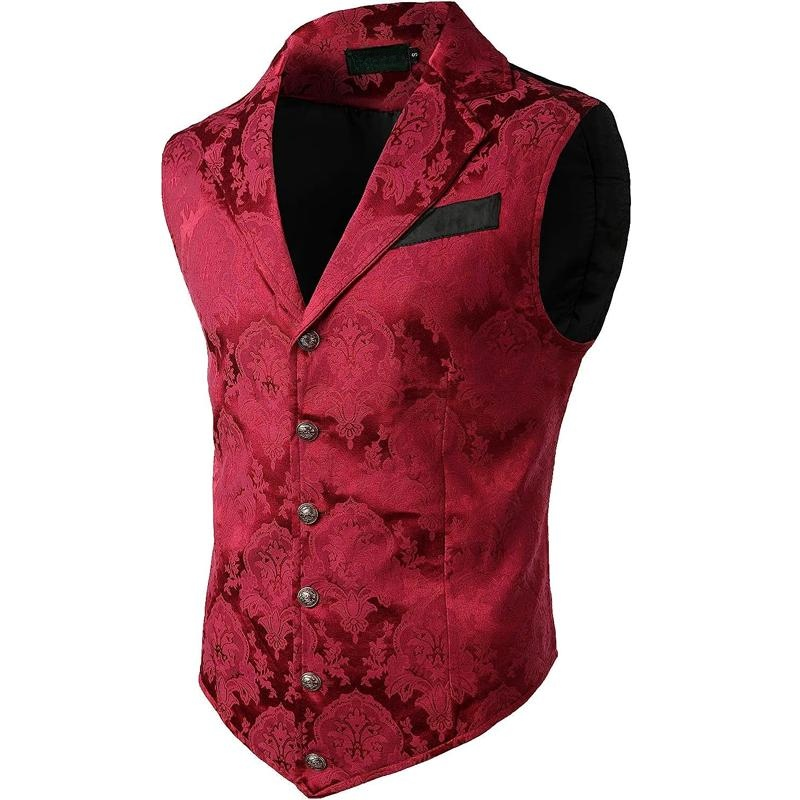 Jacket Gotinc Mens Victorian S - مراجعة Men Formal Wear Vest وسعره