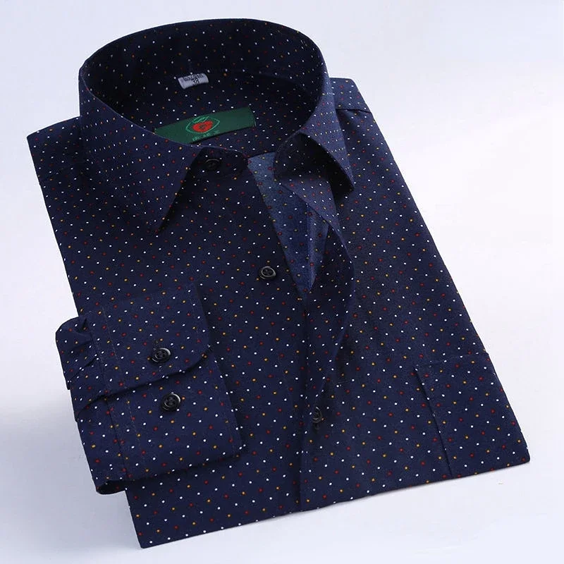Men's Floral Print Long Sleeve - مراجعة Korean Men Formal Wear وسعره