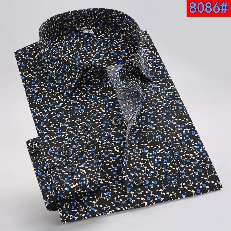 Men's Floral Print Long Sleeve - مراجعة Korean Men Formal Wear وسعره